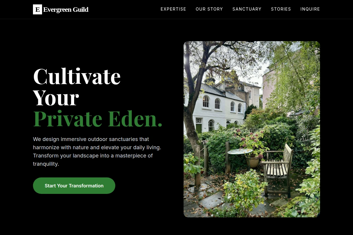 Outdoor Garden Design