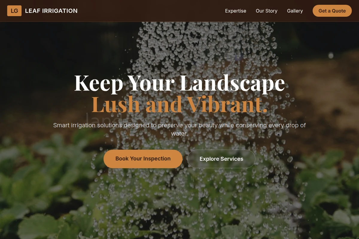 Leaf Irrigation